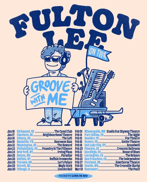 Fulton Lee Tour Poster 2025